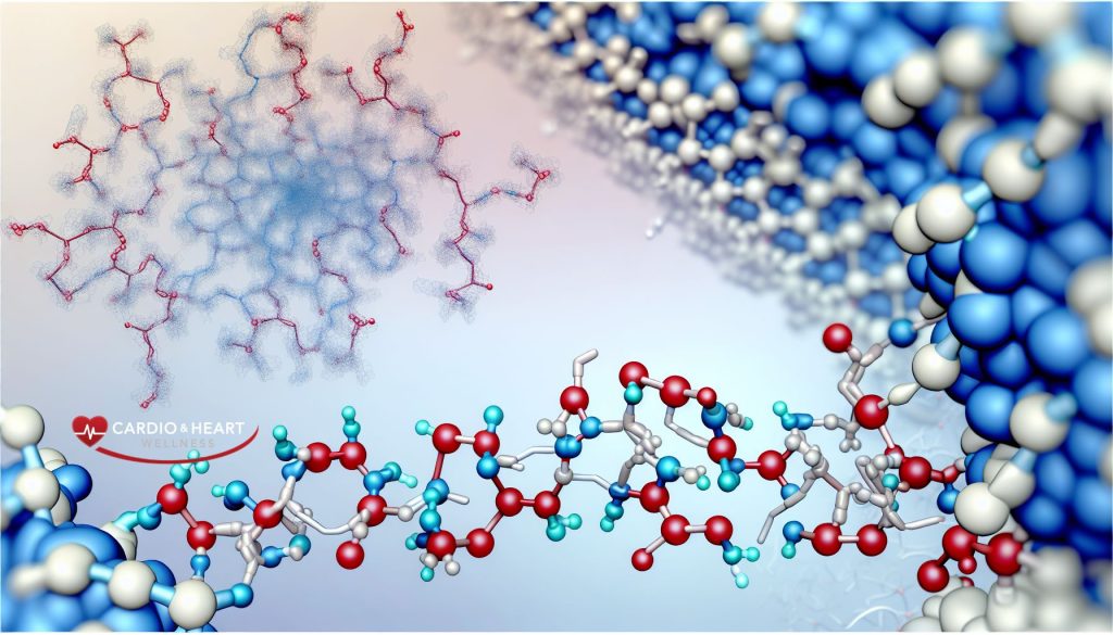 Photo of molecular structure related to nitric oxide production